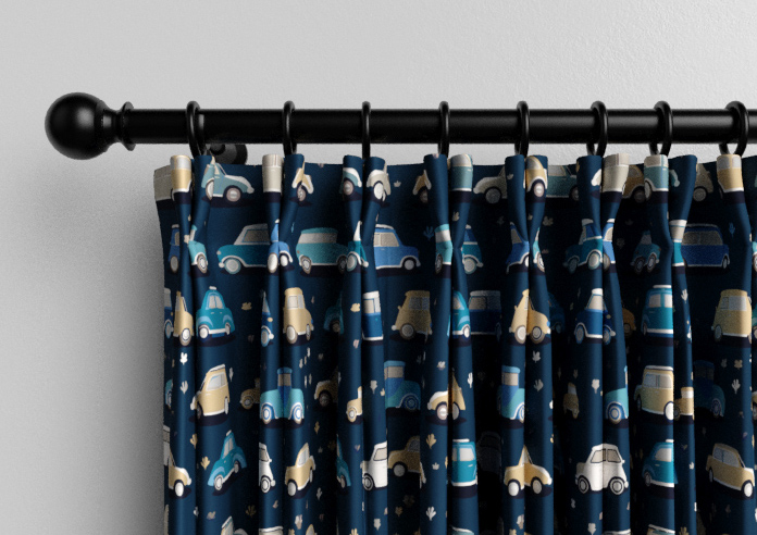 Roadtrip, Navy Blue - Made to Measure Curtains - Image 10